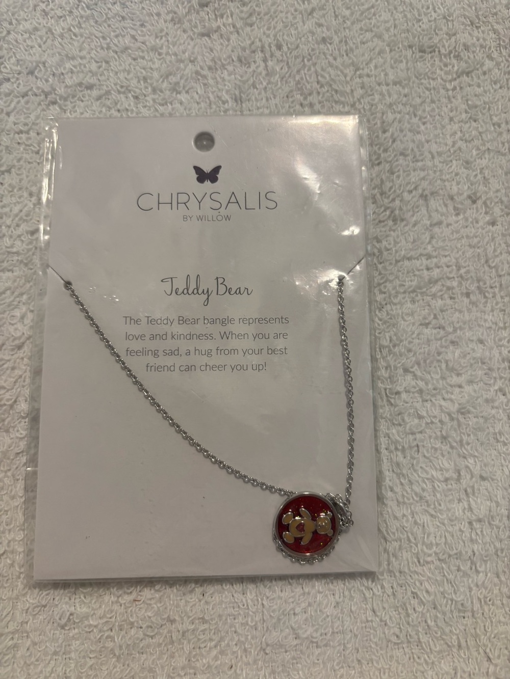 Chrysalis by Willow "Teddy Bear" necklace